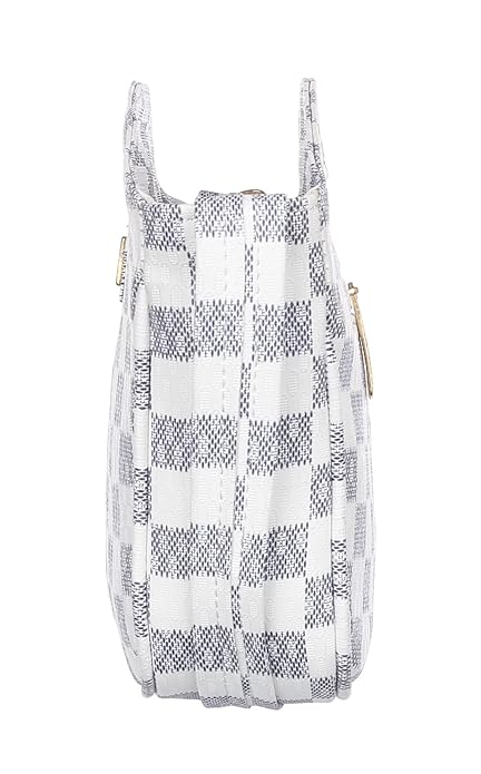 T&A Luxe Checkered Sling | Elegant Designer Crossbody Bag for Women | Premium Shoulder Purse