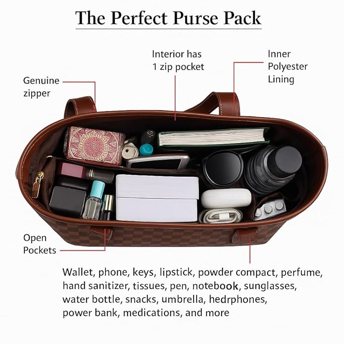 T&A Luxe Checkered Sling | Elegant Designer Crossbody Bag for Women | Premium Shoulder Purse